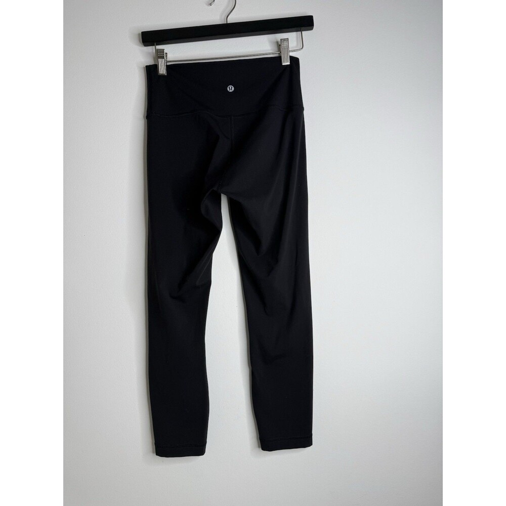 Black High Rise Athletic Leggings Yoga Workout Pants Stretch Activewear 6